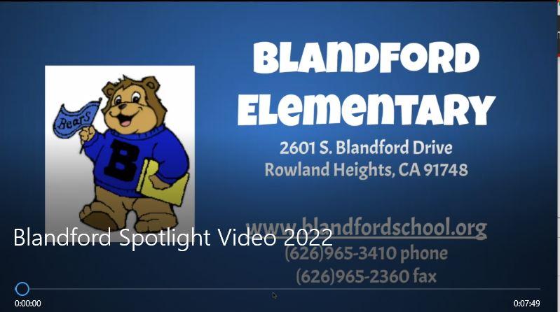 blandford video